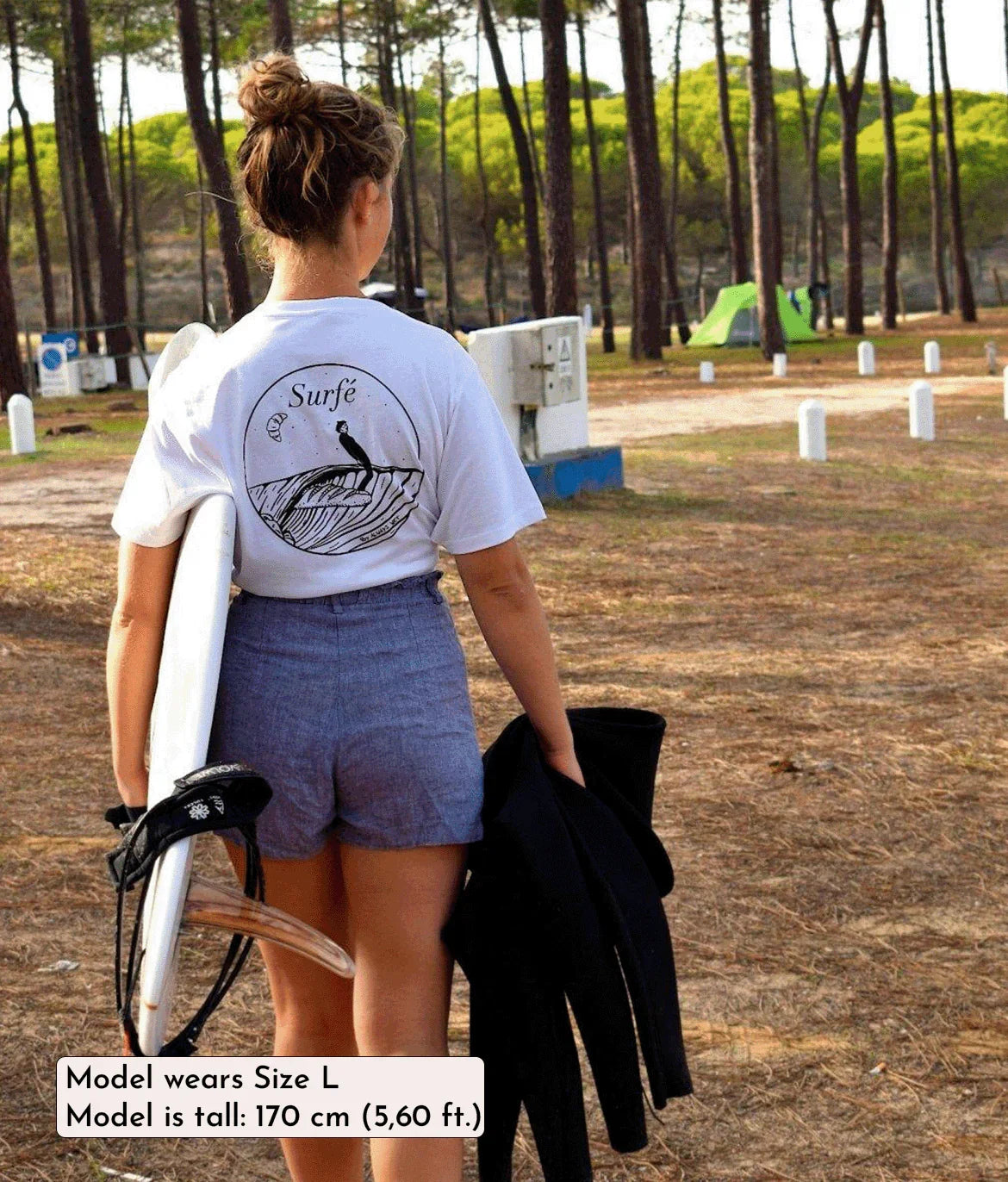 Surfé - White, Organic, Fairtrade, Unisex Shirt