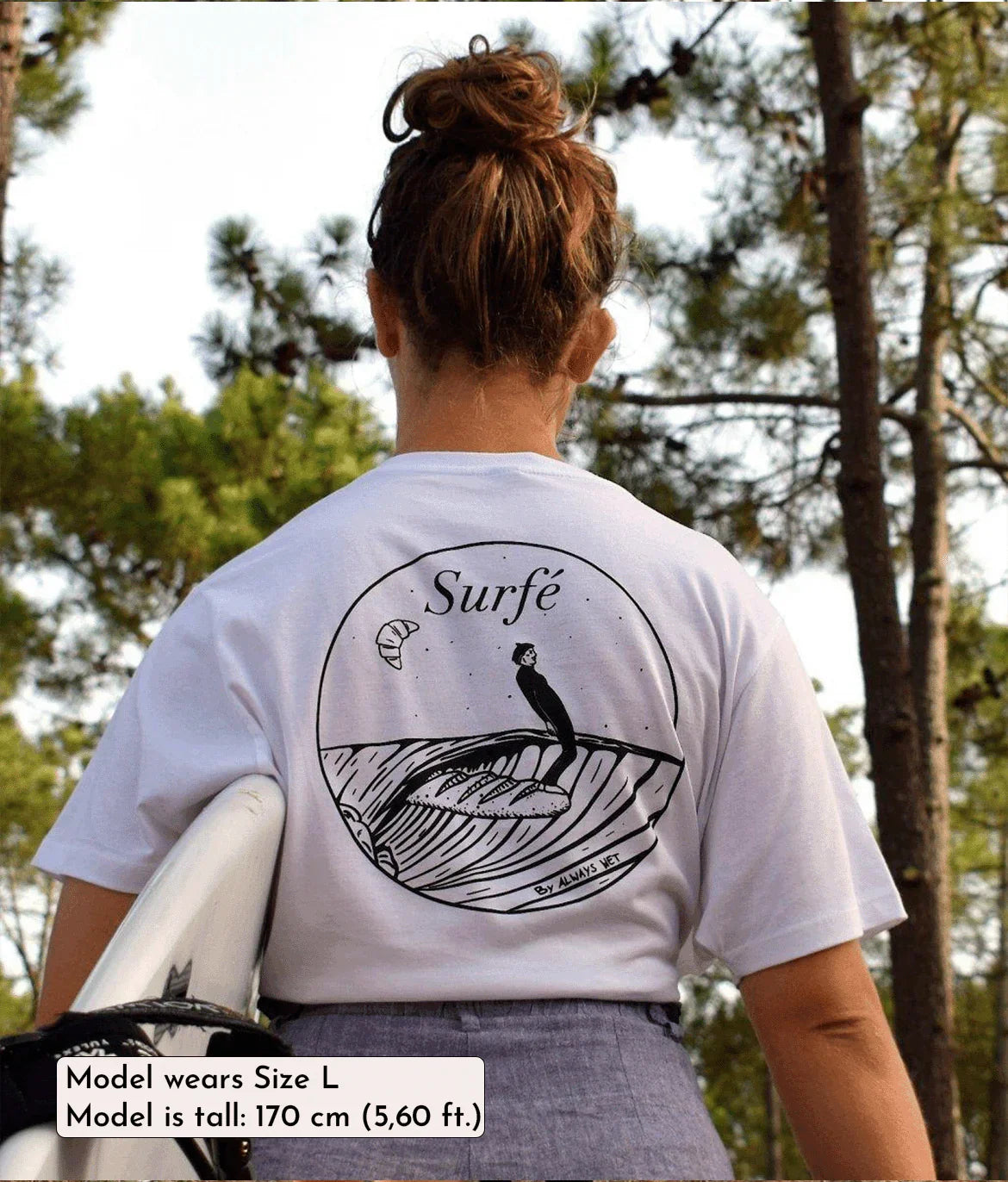 Surfé - White, Organic, Fairtrade, Unisex Shirt