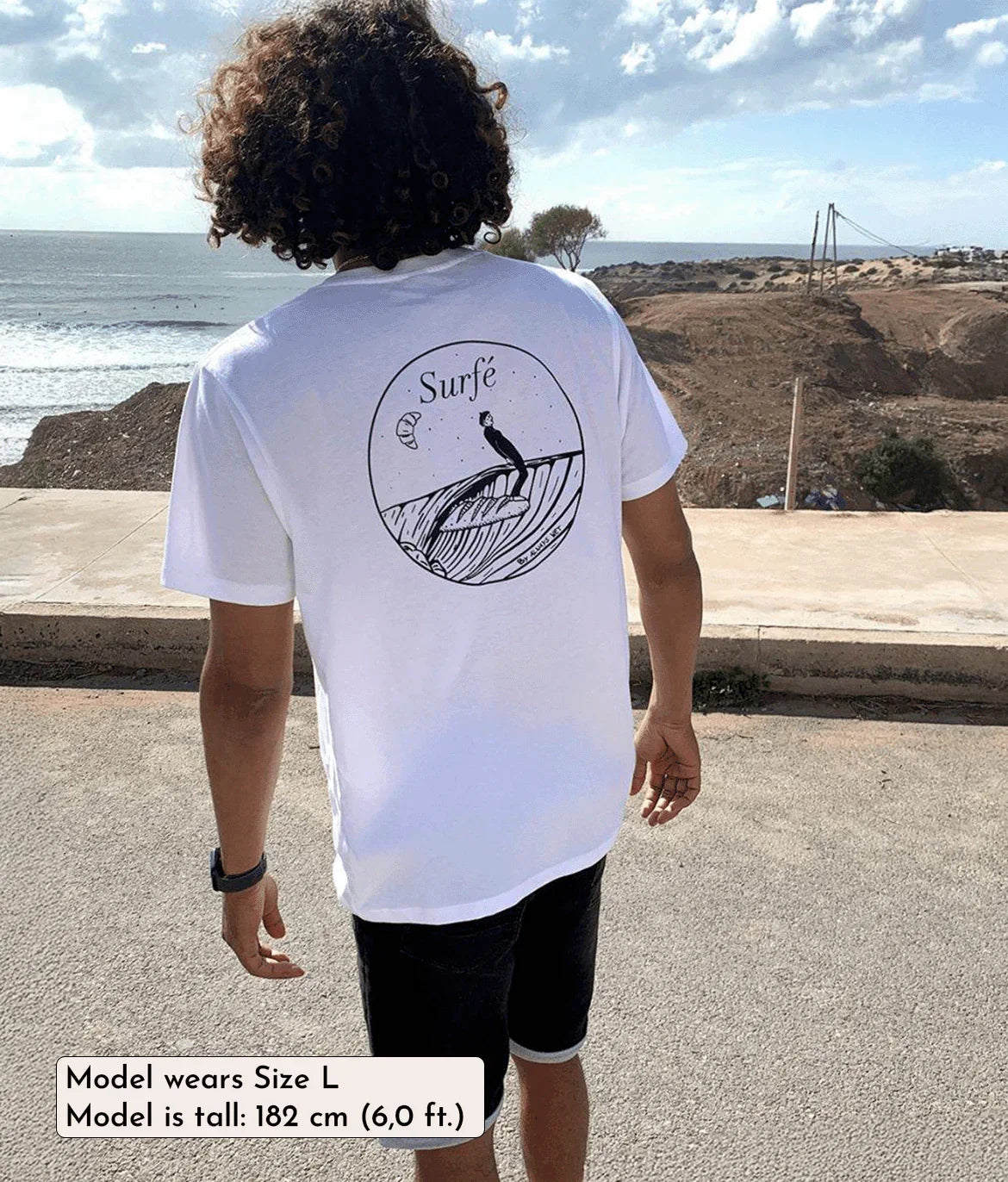 Surfé - White, Organic, Fairtrade, Unisex Shirt