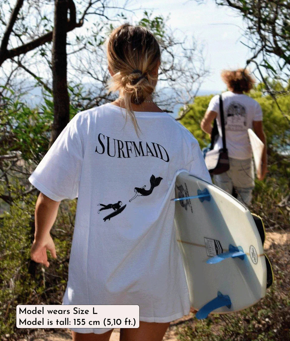Surfmaid - White, Organic, Fairtrade, Unisex Shirt