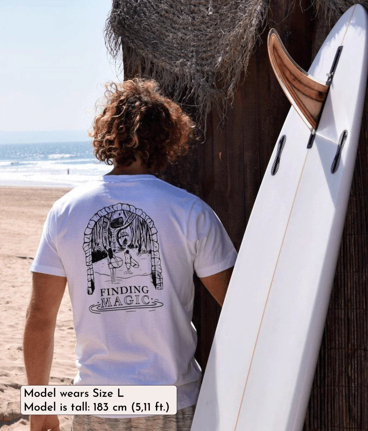 Finding Magic - White, Organic, Fairtrade, Unisex Shirt