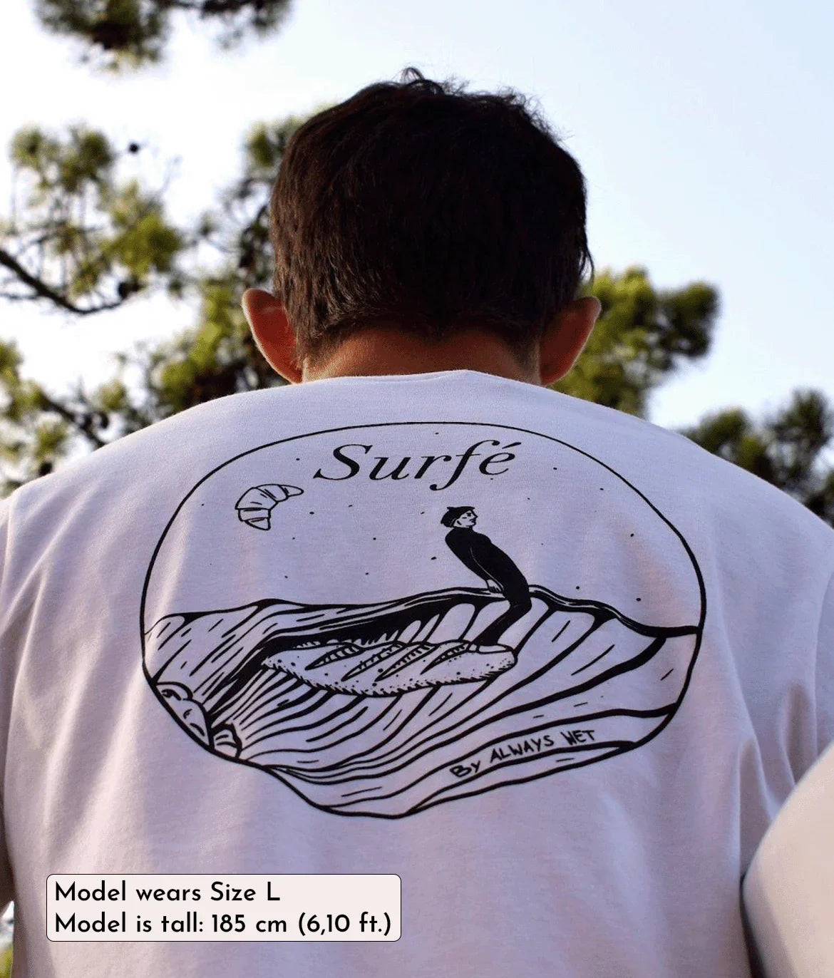 Surfé - White, Organic, Fairtrade, Unisex Shirt