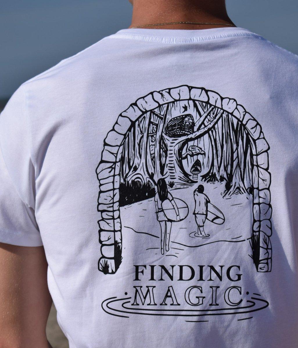 Finding Magic - White, Organic, Fairtrade, Unisex Shirt - Always Wet