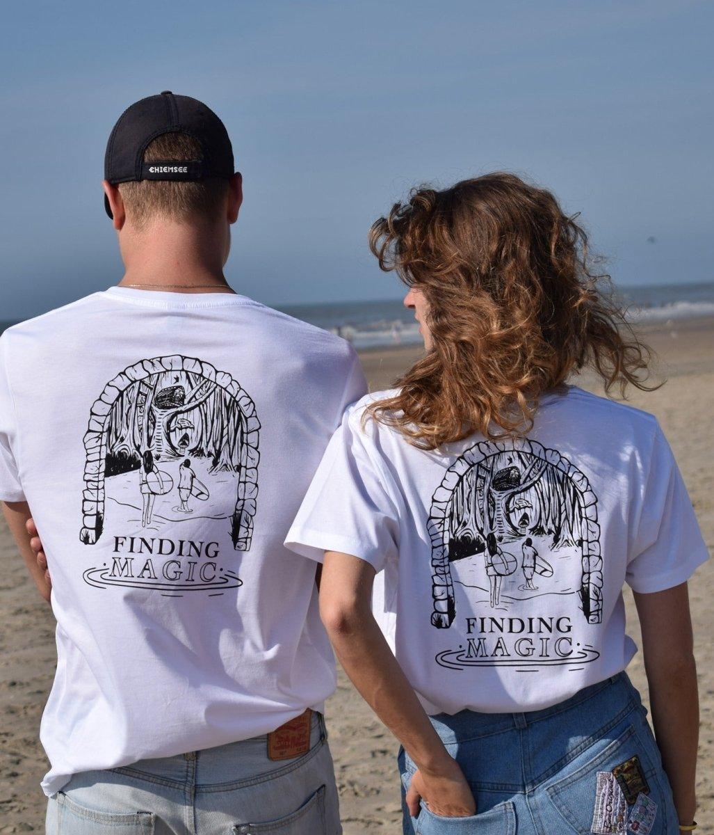Finding Magic - White, Organic, Fairtrade, Unisex Shirt - Always Wet