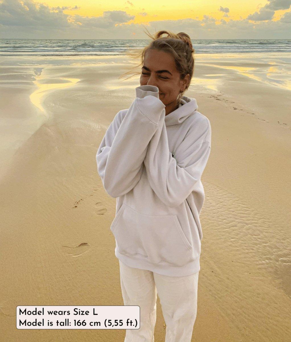 Surfé - Cream, Organic, Fairtrade, Unisex Hoodie - Always Wet