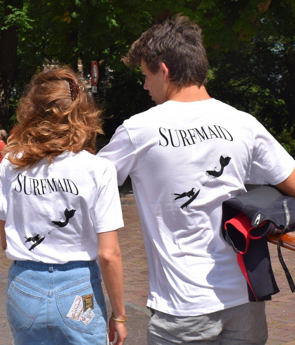 Surfmaid - White, Organic, Fairtrade, Unisex Shirt - Always Wet
