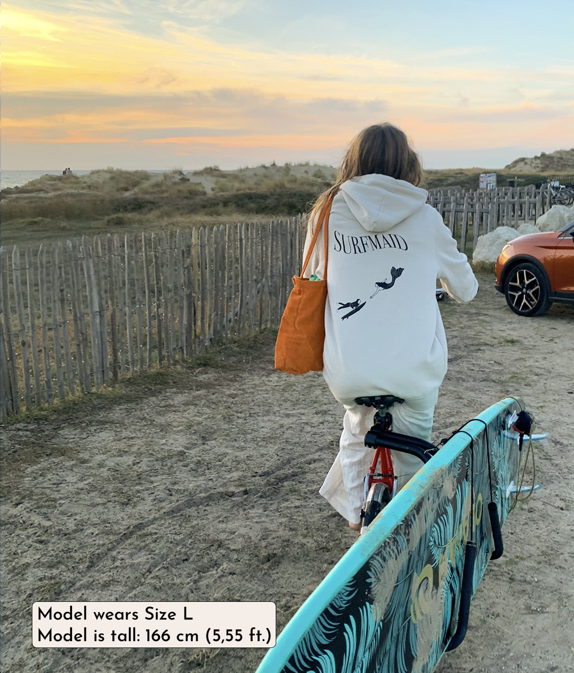 Surfmaid - Cream, Organic, Fairtrade, Unisex Hoodie