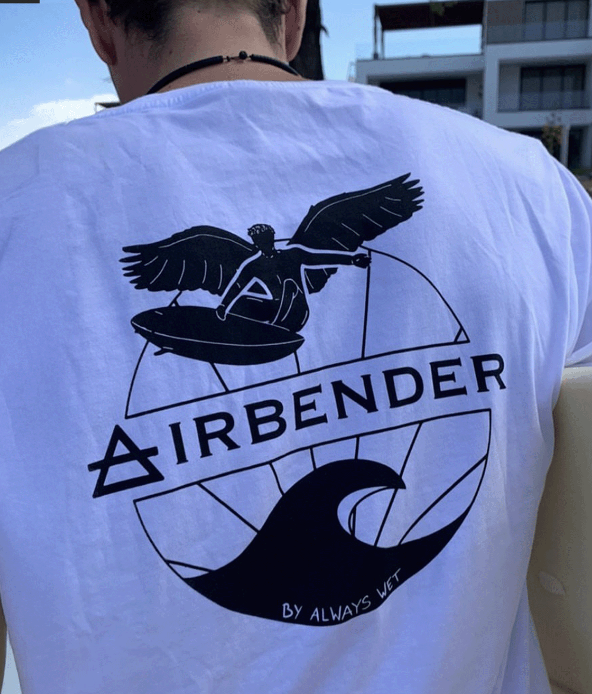 Airbender - White, Organic, Fairtrade, Unisex Shirt