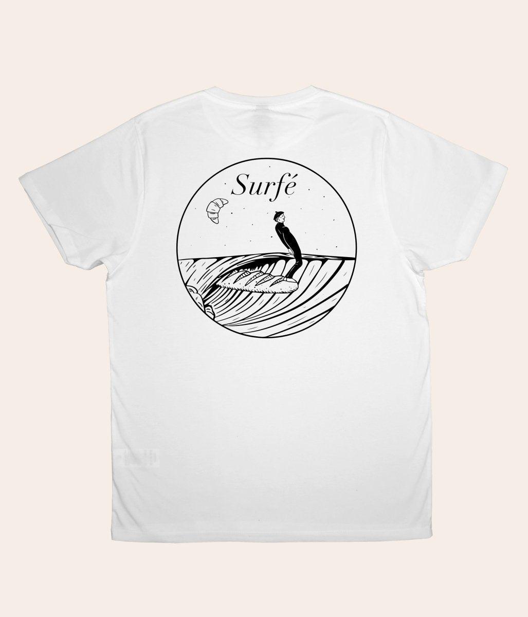 Surfé - White, Organic, Fairtrade, Unisex Shirt - Always Wet