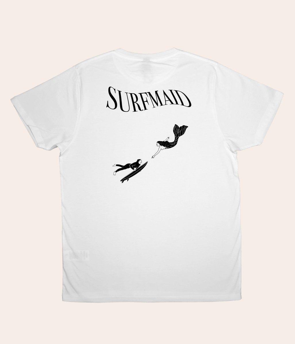 Surfmaid - White, Organic, Fairtrade, Unisex Shirt - Always Wet