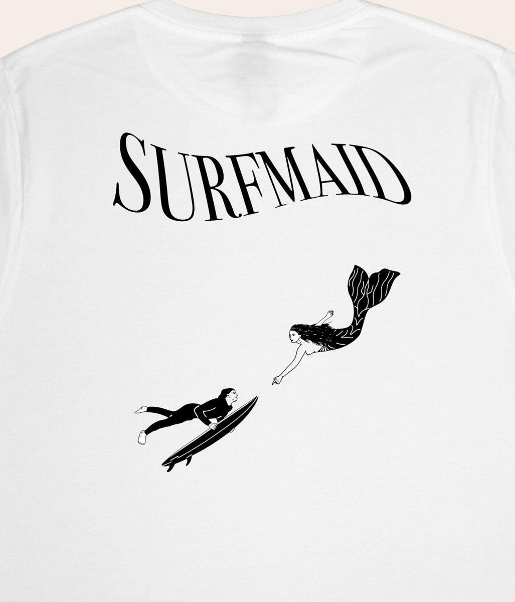 Surfmaid - White, Organic, Fairtrade, Unisex Shirt - Always Wet