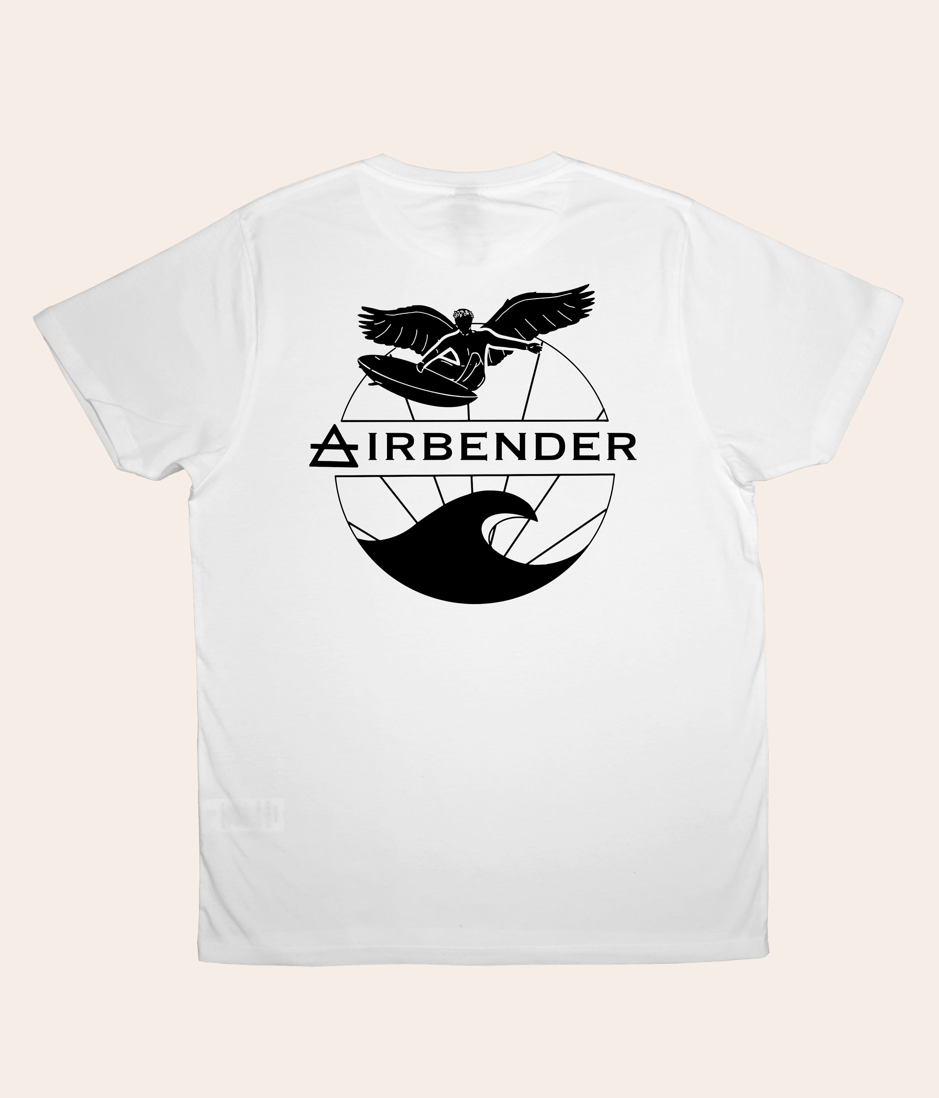 Airbender - White, Organic, Fairtrade, Unisex Shirt