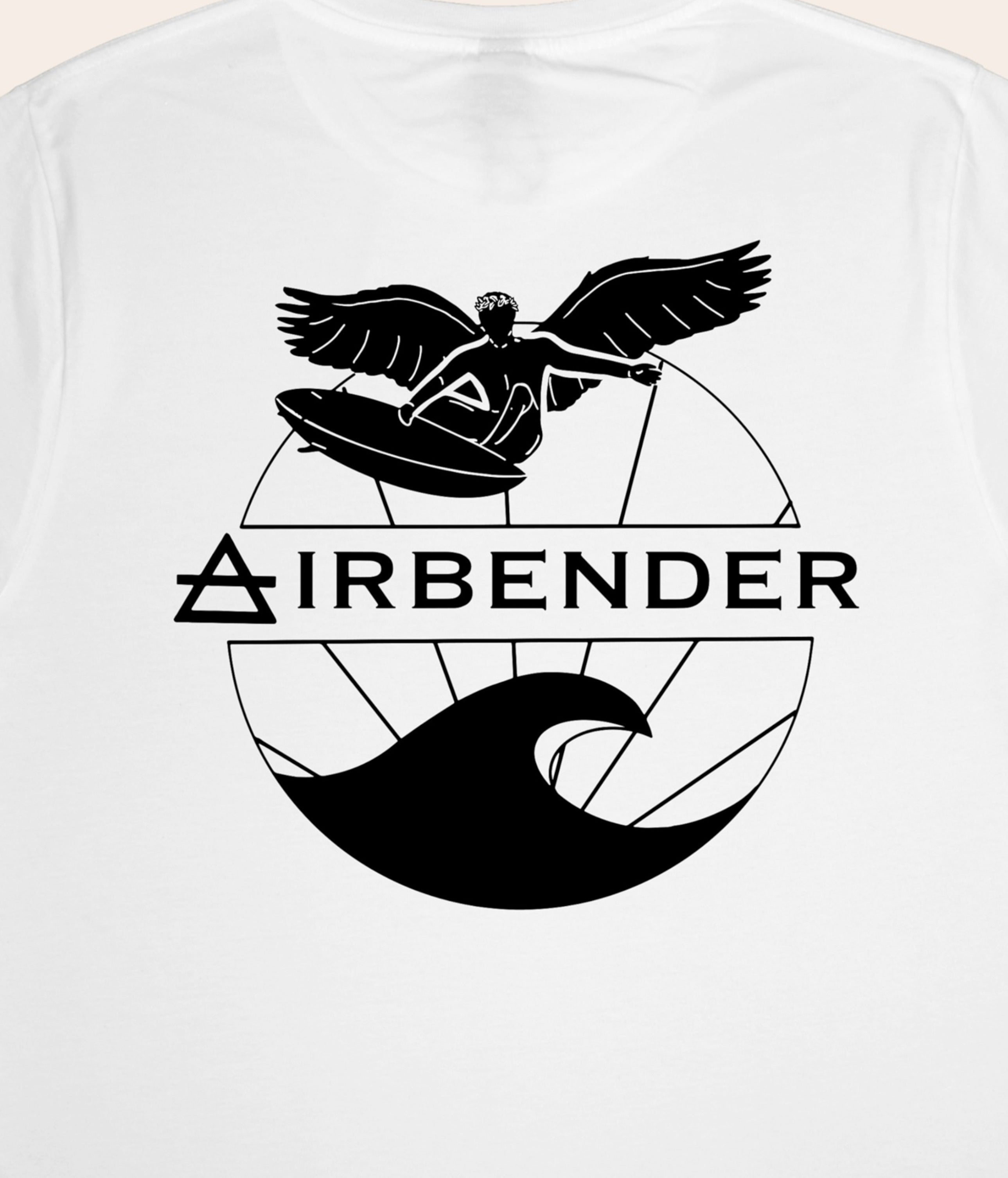 Airbender - White, Organic, Fairtrade, Unisex Shirt