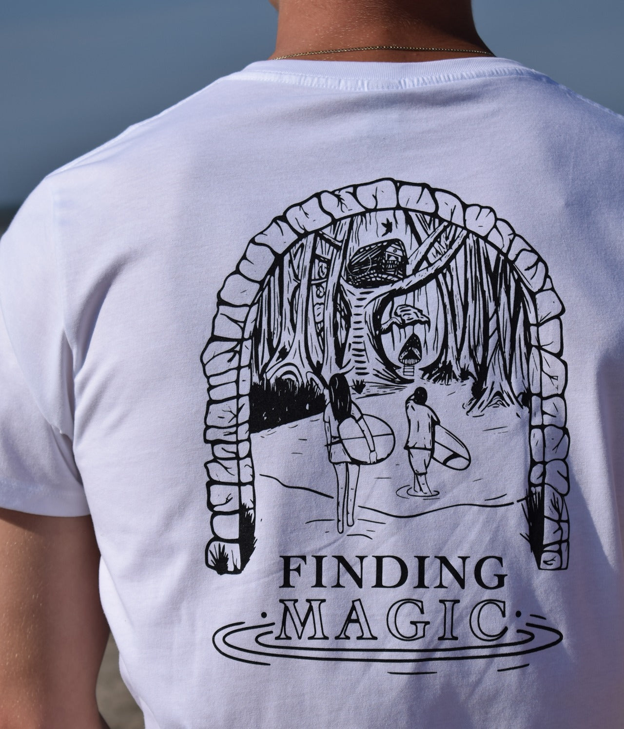 Finding Magic - White, Organic, Fairtrade, Unisex Shirt