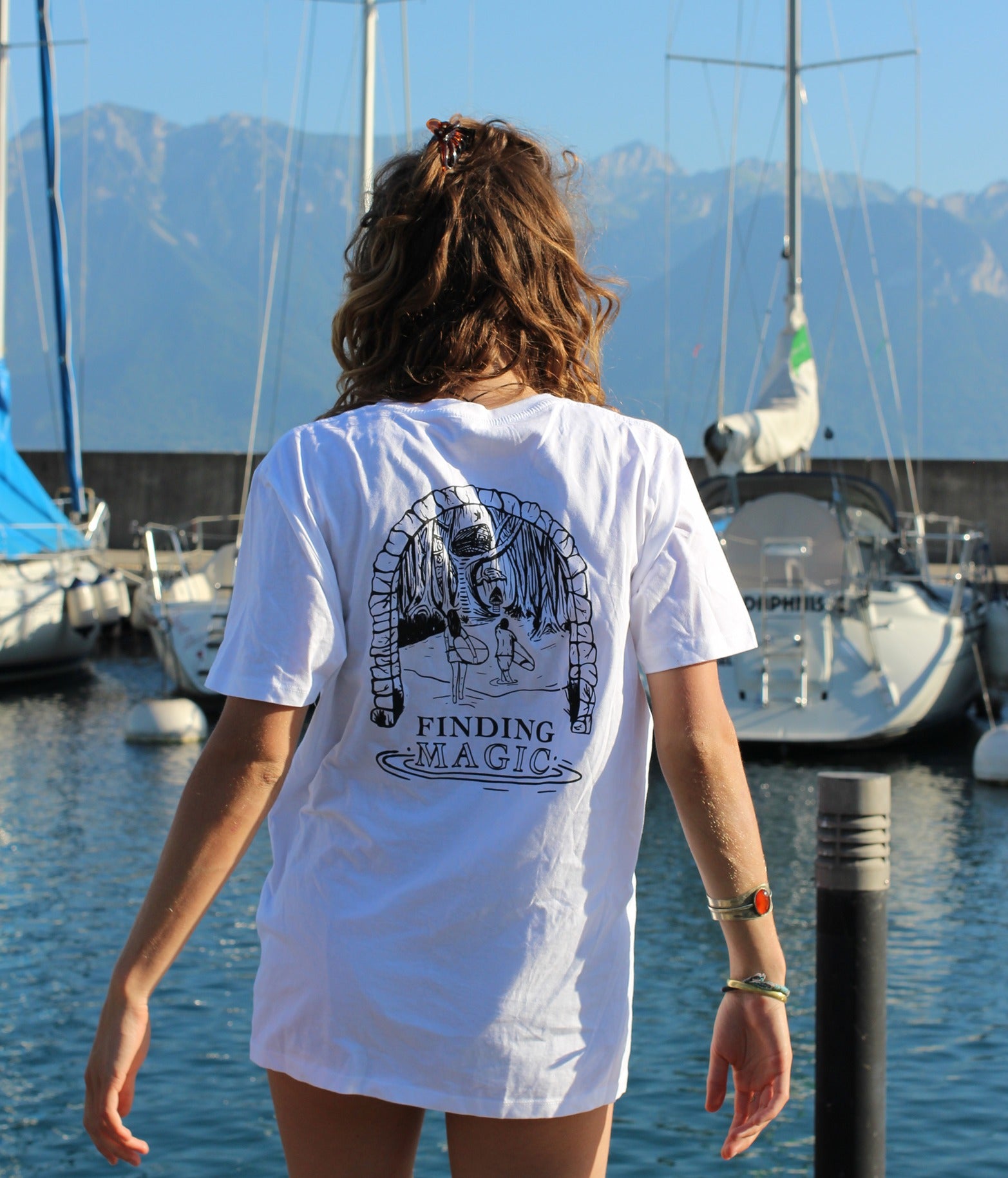 Finding Magic - White, Organic, Fairtrade, Unisex Shirt