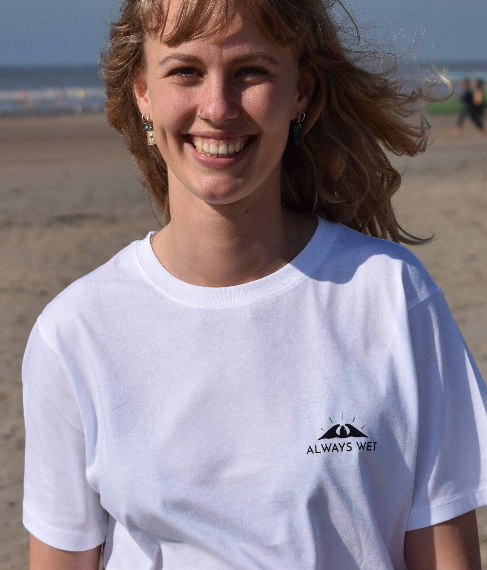 Addicted to Surfing? - White, Organic, Fairtrade, Unisex Shirt