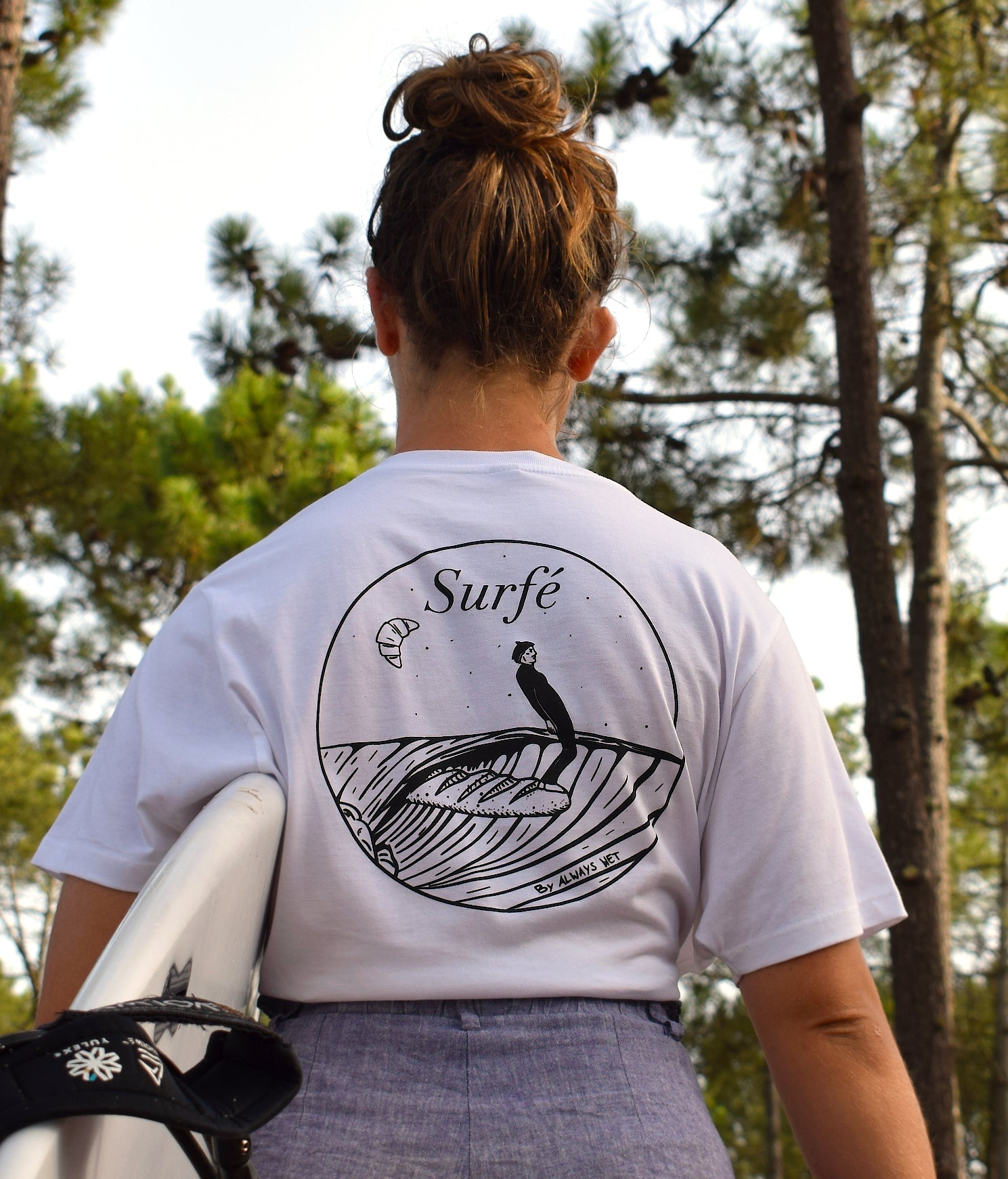 Surfé - White, Organic, Fairtrade, Unisex Shirt