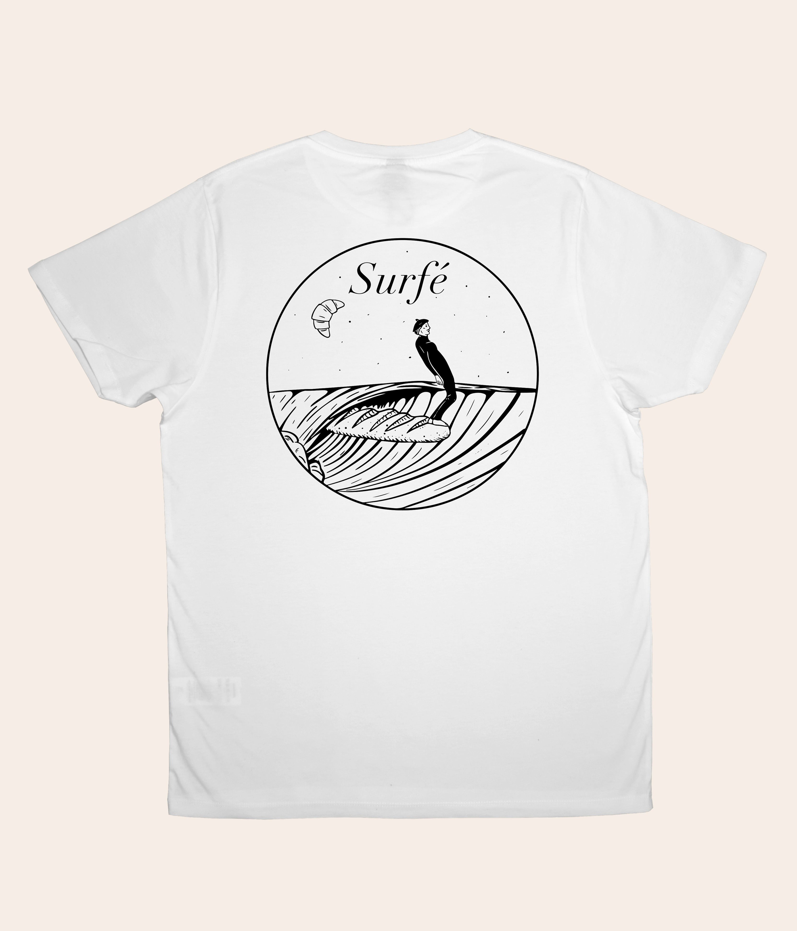 Surfé - White, Organic, Fairtrade, Unisex Shirt