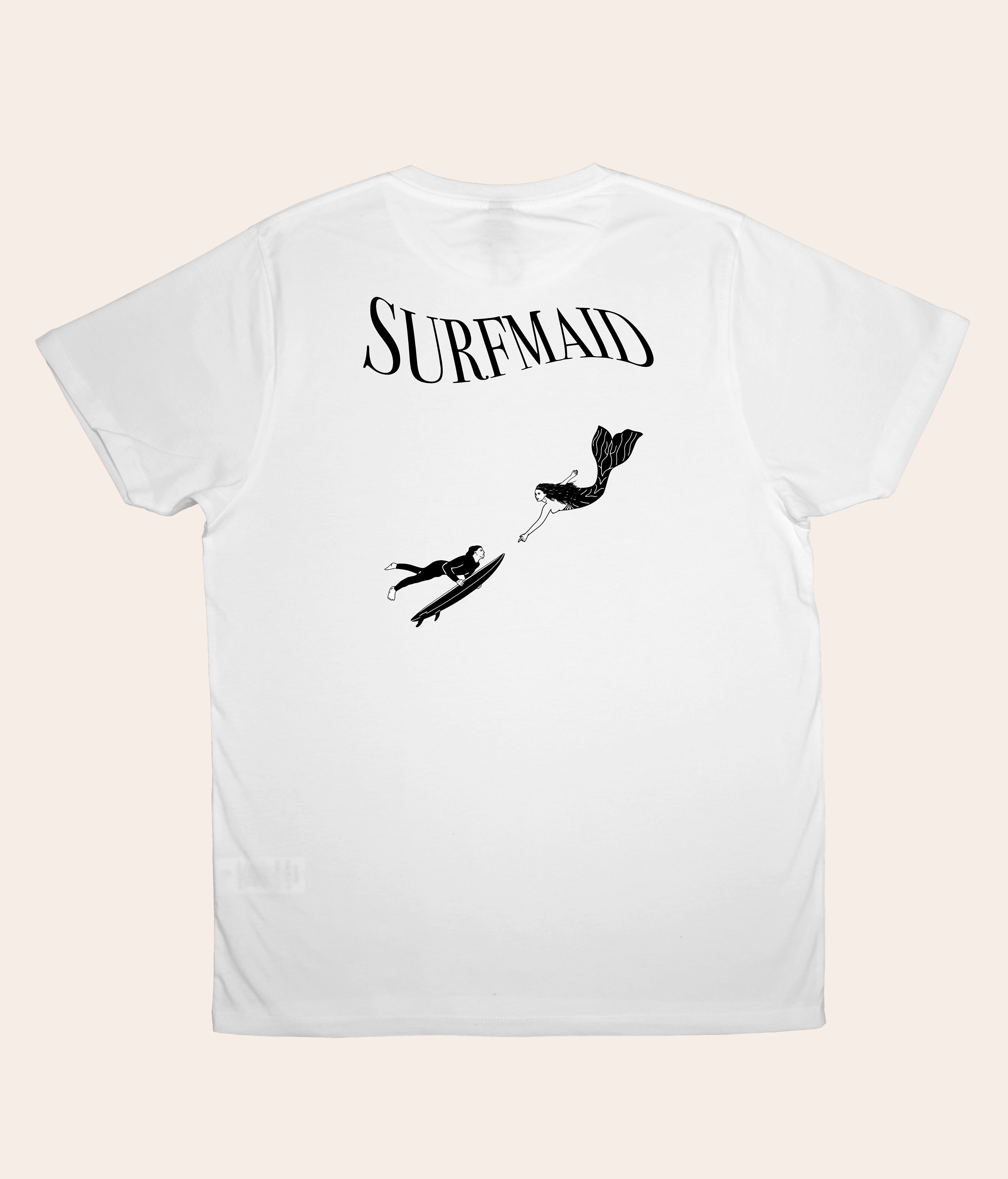 Surfmaid - White, Organic, Fairtrade, Unisex Shirt