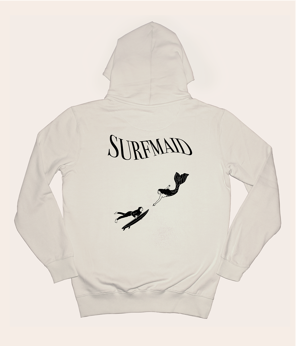 Surfmaid - Cream, Organic, Fairtrade, Unisex Hoodie