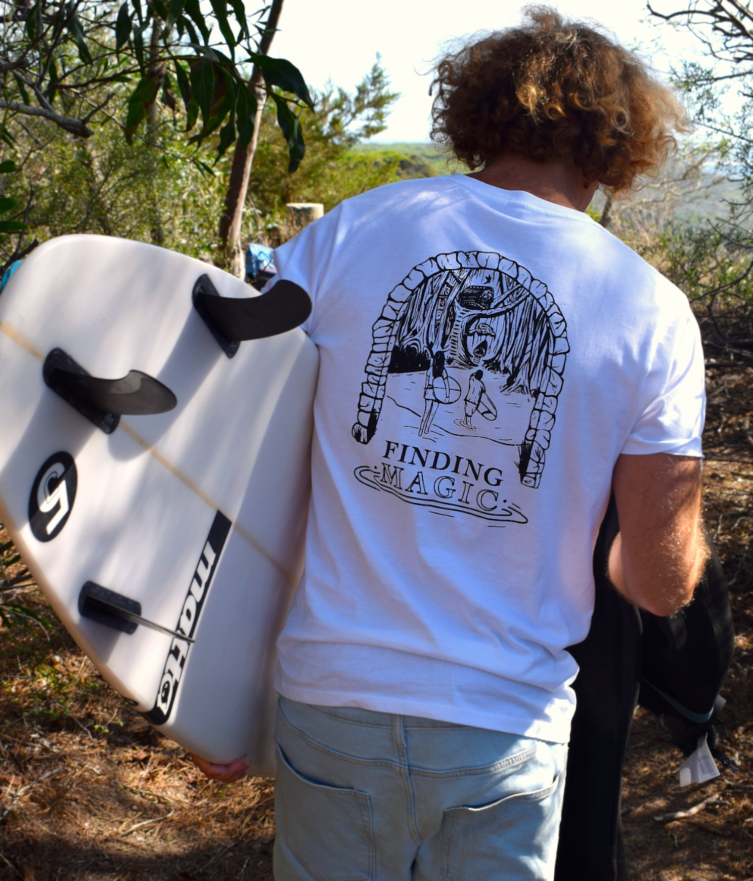 Finding Magic - White, Organic, Fairtrade, Unisex Shirt